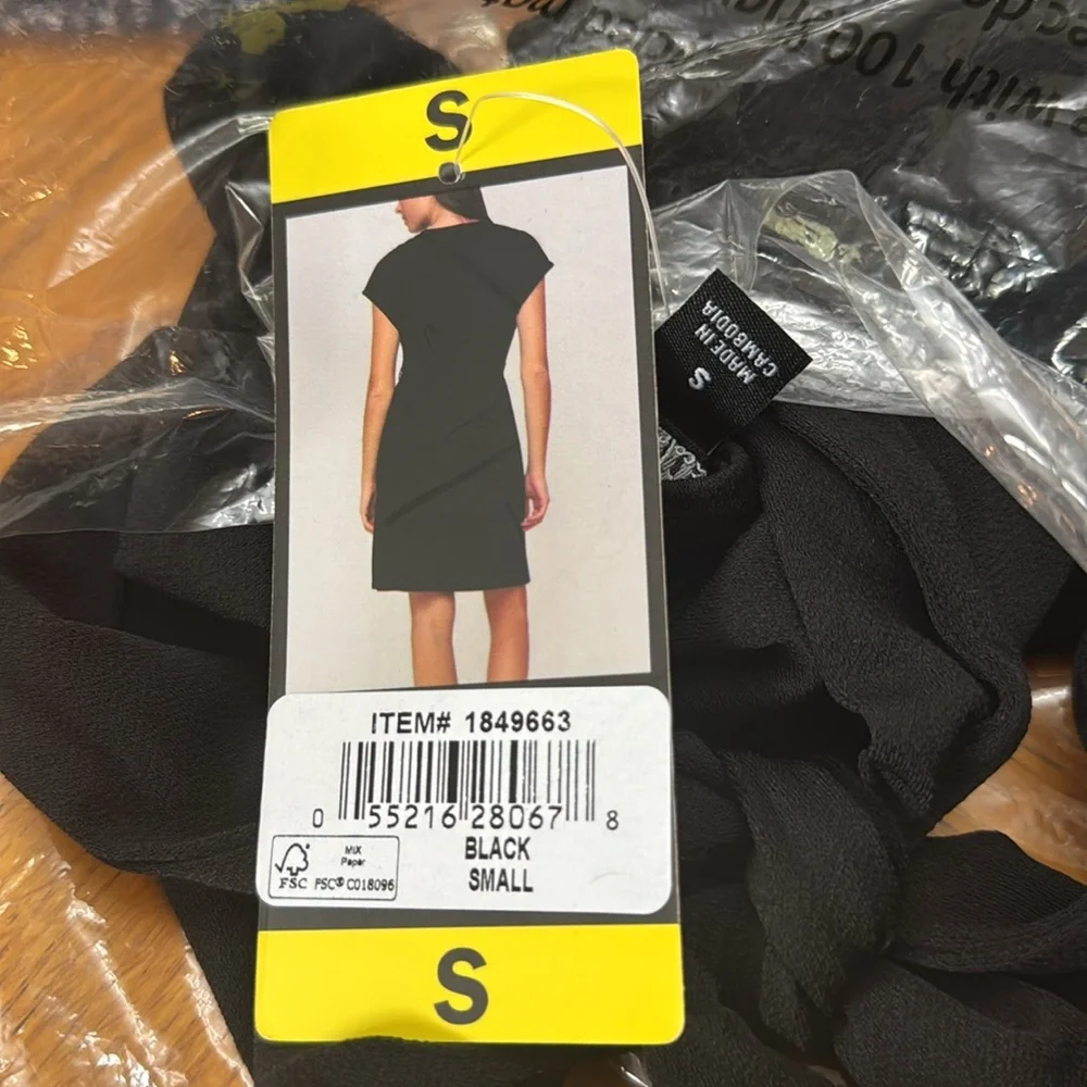 Nicole Miller Women's Faux Wrap Dress nwt - Picture 7 of 7